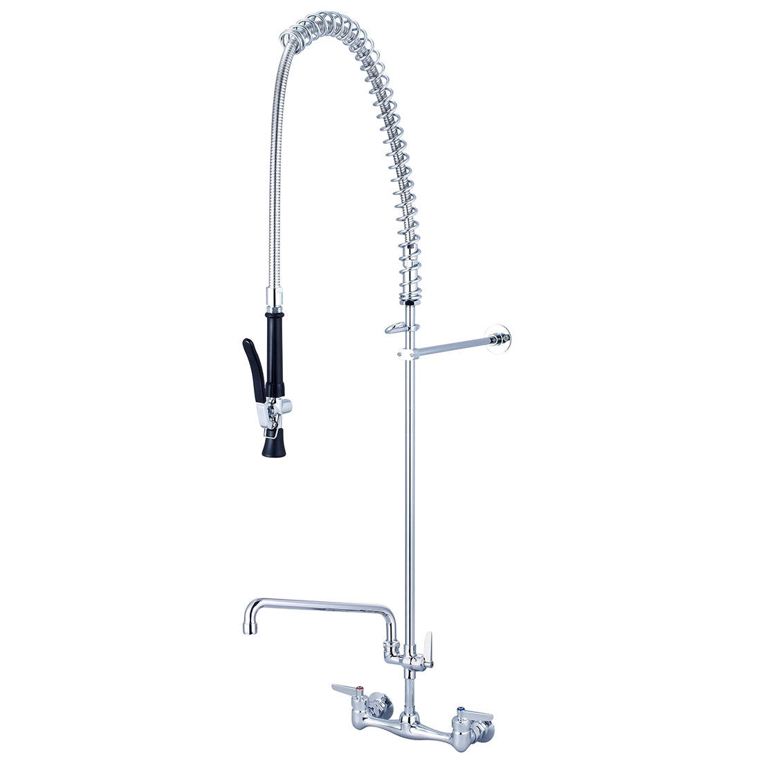 Central Brass - Two Handle Wallmount Pre-Rinse Faucet (80047-ULE60-AD3)