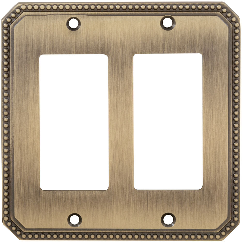 Omnia - 8005 Beaded Rocker Switchplate