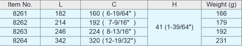 Sugatsune 82 Series Stainless Steel Handle Pull