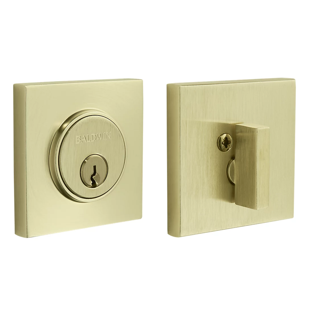 Baldwin - Estate Collection - Deadbolts - 8220 Contemporary Deadbolt (Single Cylinder - 2-1/8" Door Prep)