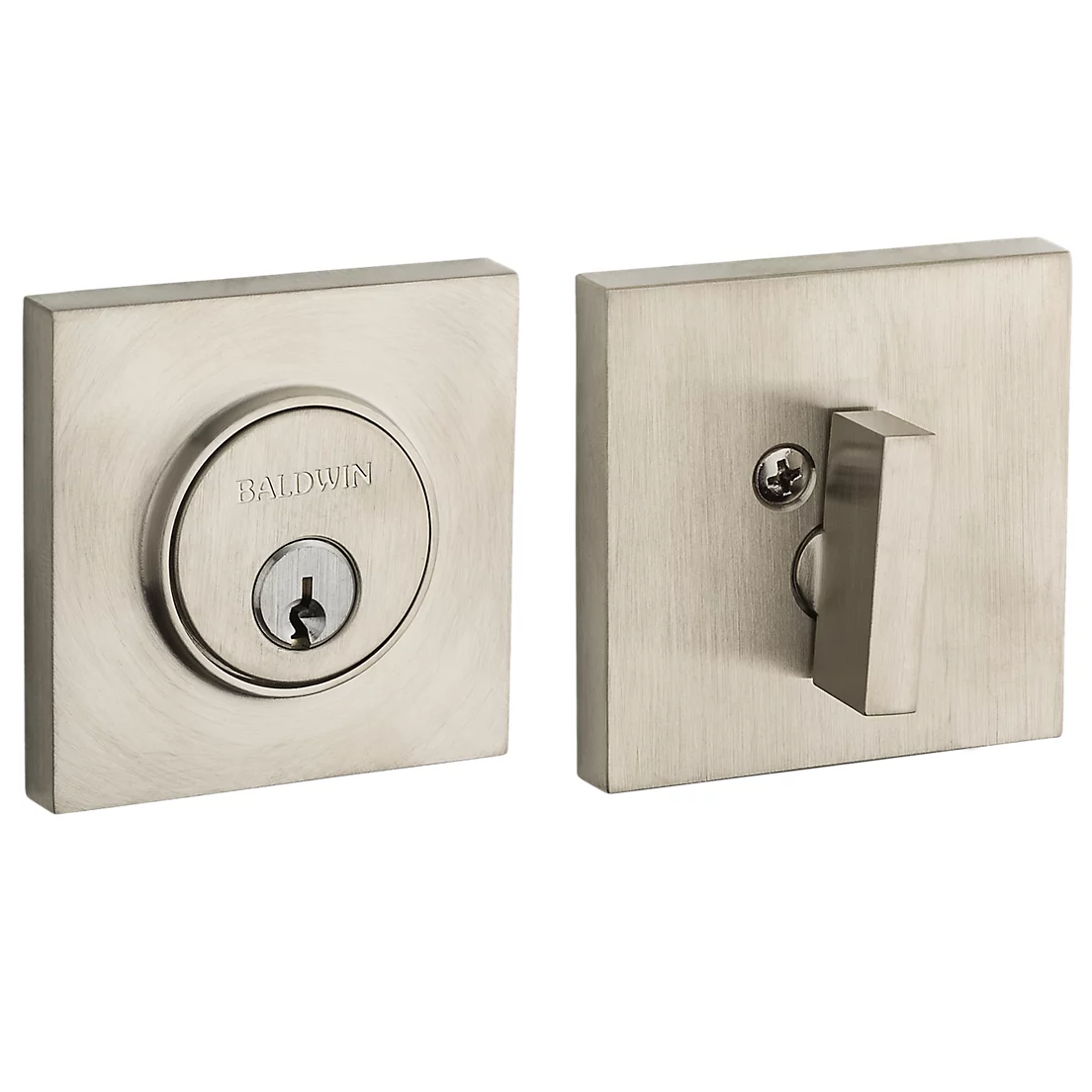Baldwin - Estate Collection - Deadbolts - 8220 Contemporary Deadbolt (Single Cylinder - 2-1/8" Door Prep)