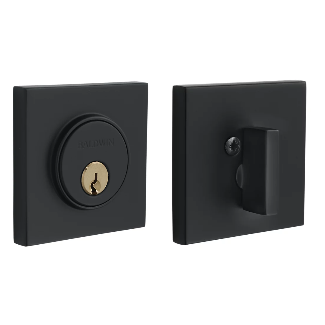 Baldwin - Estate Collection - Deadbolts - 8220 Contemporary Deadbolt (Single Cylinder - 2-1/8" Door Prep)
