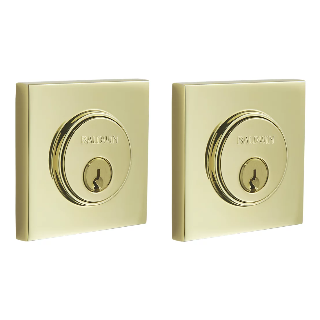 Baldwin - Estate Collection - Deadbolts - 8221 Contemporary Deadbolt (Double Cylinder - 2-1/8" Door Prep)