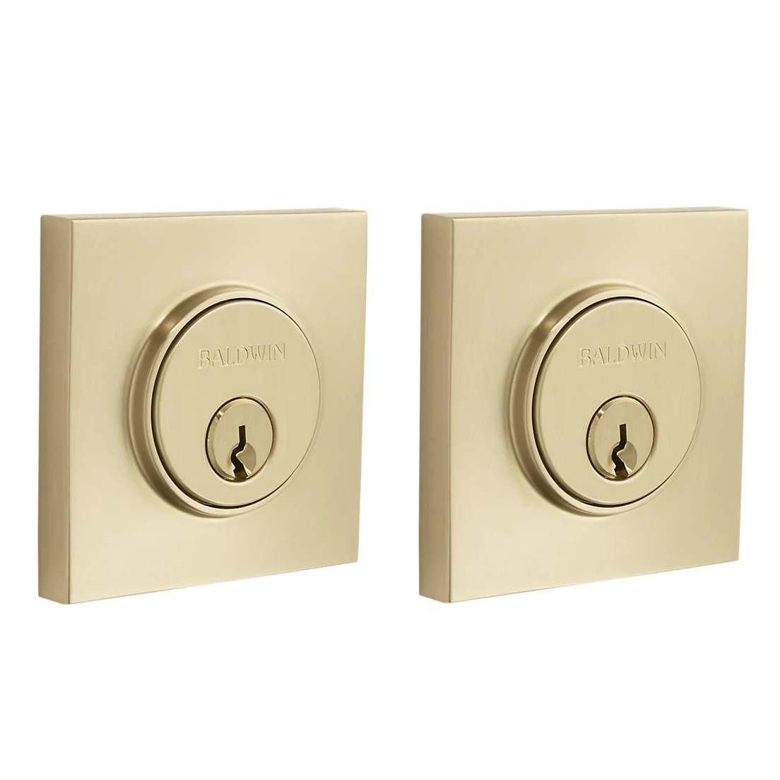 Baldwin - Estate Collection - Deadbolts - 8221 Contemporary Deadbolt (Double Cylinder - 2-1/8" Door Prep)