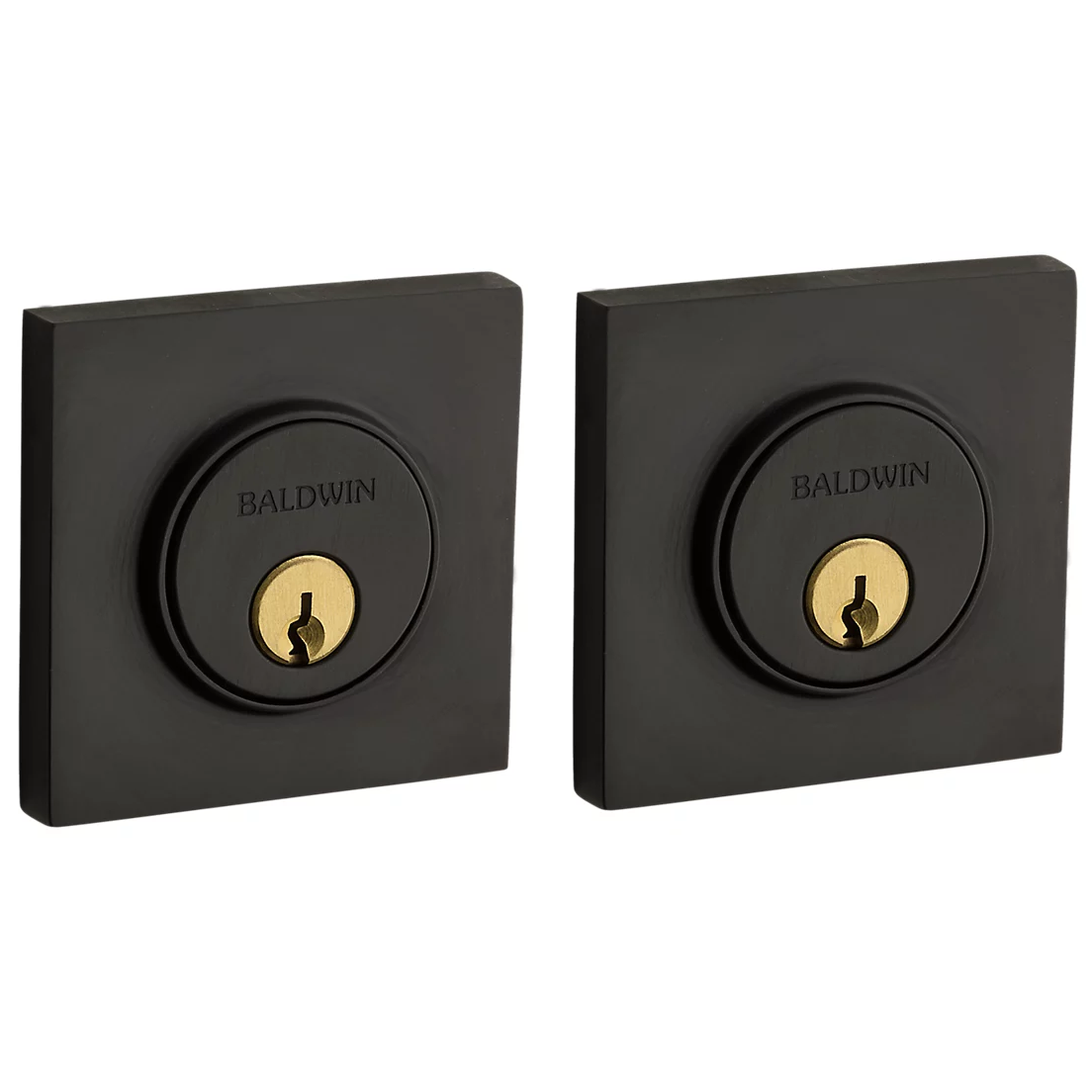 Baldwin - Estate Collection - Deadbolts - 8221 Contemporary Deadbolt (Double Cylinder - 2-1/8" Door Prep)