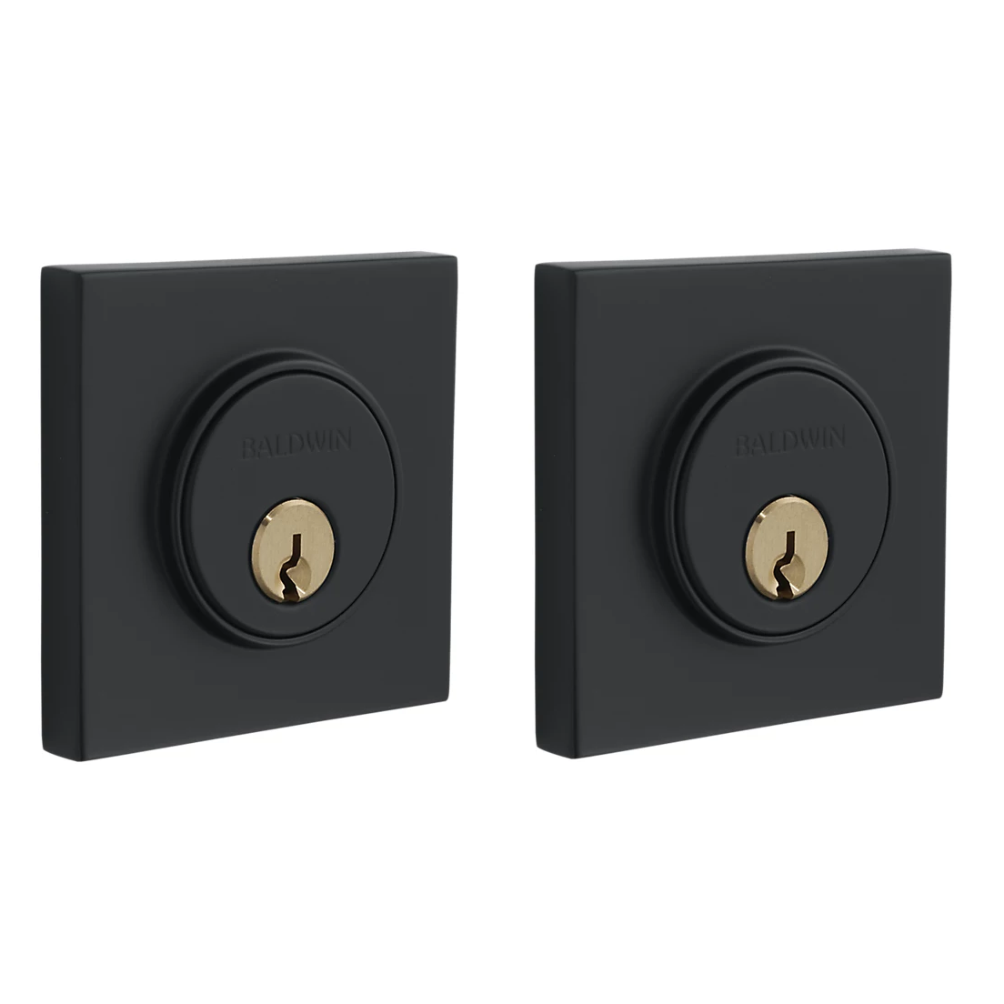 Baldwin - Estate Collection - Deadbolts - 8221 Contemporary Deadbolt (Double Cylinder - 2-1/8" Door Prep)