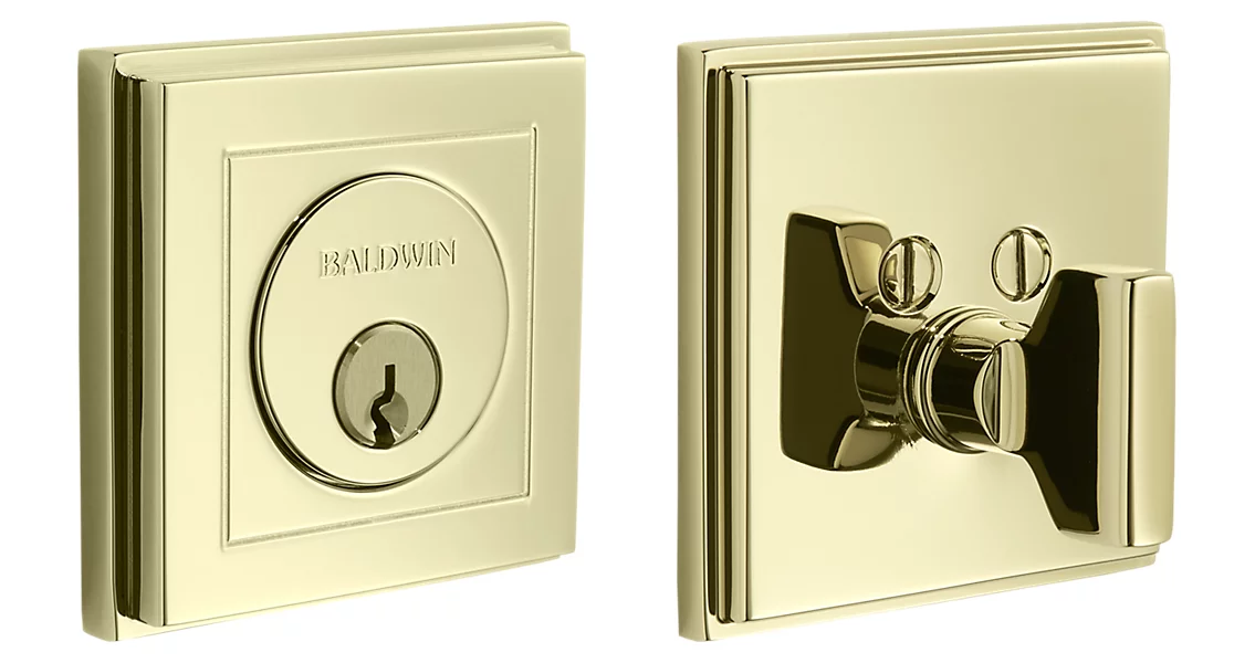 Baldwin - Estate Collection - Deadbolts - 8260 Hollywood Hills Deadbolt (Single Cylinder - 2-1/8" Door Prep)