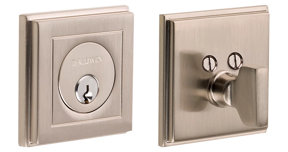 Baldwin - Estate Collection - Deadbolts - 8260 Hollywood Hills Deadbolt (Single Cylinder - 2-1/8" Door Prep)