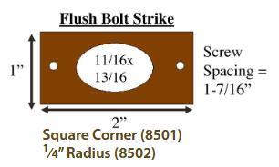 Emtek - Door Accessories - Flush Bolt