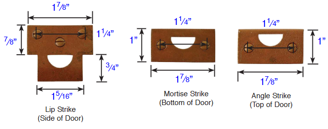 Emtek - Door Accessories - Surface Bolt