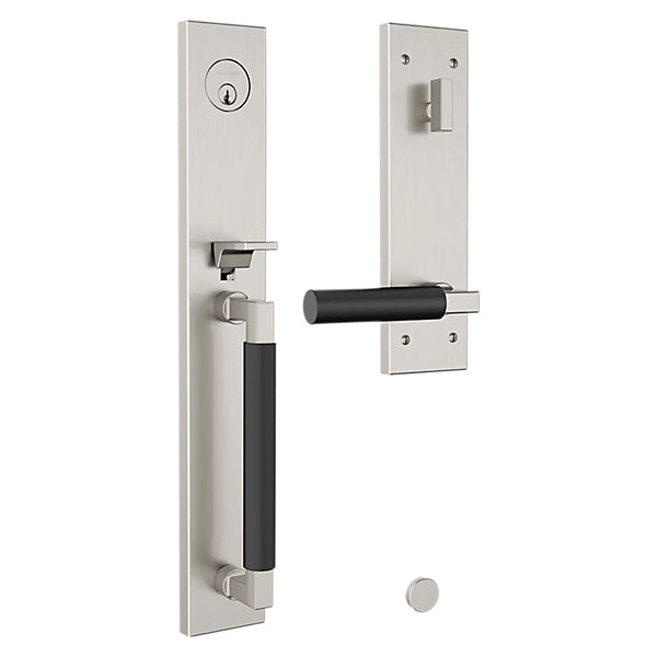 Baldwin - Estate Collection - Tubular Entry Handlesets - Gramercy Full Escutcheon Emergency Egress Handleset w/ L029 Gramercy Lever