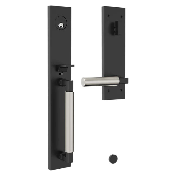 Baldwin - Estate Collection - Tubular Entry Handlesets - Gramercy Full Escutcheon Emergency Egress Handleset w/ L029 Gramercy Lever