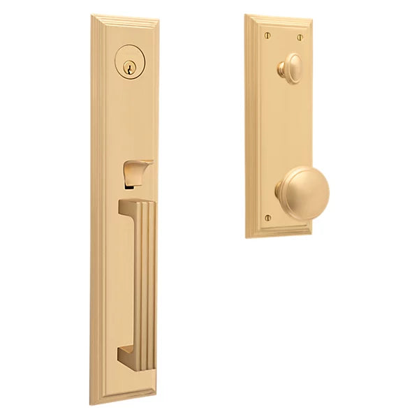 Baldwin - Estate Collection - Tubular Entry Handlesets - Tremont Full Escutcheon Emergency Egress Handleset w/ 5069 Knob