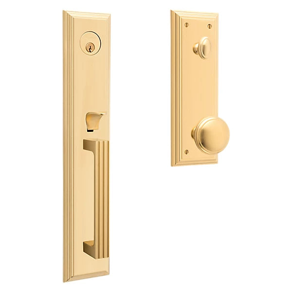 Baldwin - Estate Collection - Tubular Entry Handlesets - Tremont Full Escutcheon Emergency Egress Handleset w/ 5069 Knob