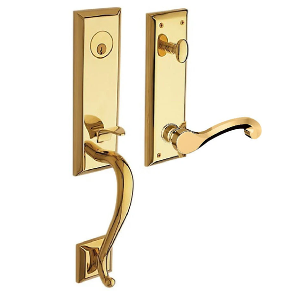 Baldwin - Estate Collection - Tubular Entry Handlesets - Stonegate Emergency Egress Handleset w/ 5445V Classic Lever