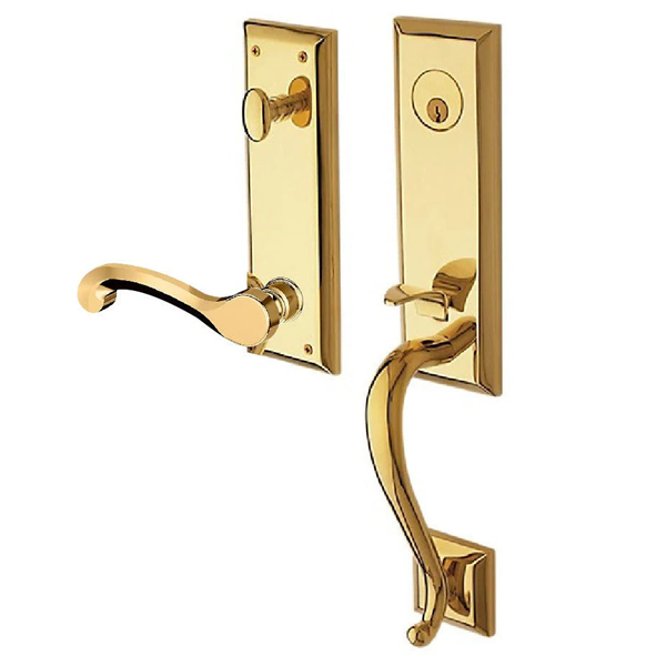 Baldwin - Estate Collection - Tubular Entry Handlesets - Stonegate Emergency Egress Handleset w/ 5445V Classic Lever