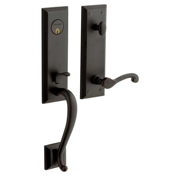 Baldwin - Estate Collection - Tubular Entry Handlesets - Stonegate Emergency Egress Handleset w/ 5445V Classic Lever