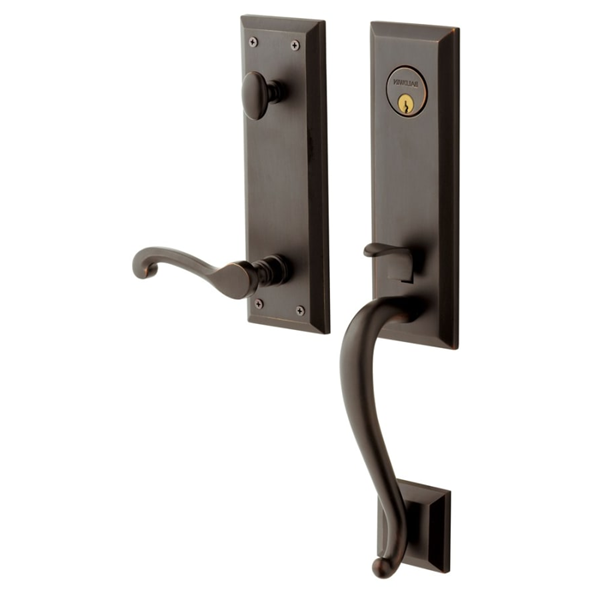 Baldwin - Estate Collection - Tubular Entry Handlesets - Stonegate Emergency Egress Handleset w/ 5445V Classic Lever