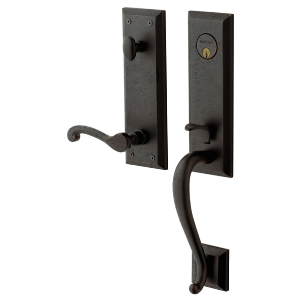 Baldwin - Estate Collection - Tubular Entry Handlesets - Stonegate Emergency Egress Handleset w/ 5445V Classic Lever