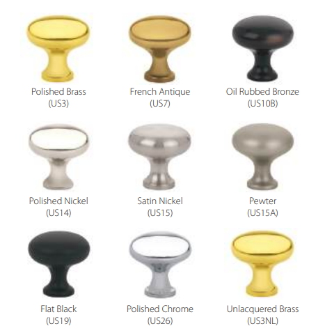 Emtek - Traditional Collection - Providence Cabinet Knob