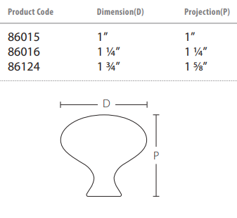 Emtek - Traditional Collection - Egg Cabinet Knob