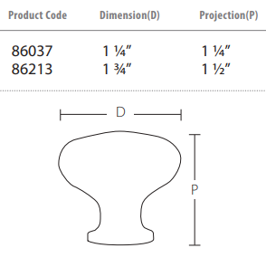 Emtek - Arts & Crafts Collection - Round Dimpled Cabinet Knob