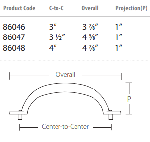Emtek - Arts & Crafts Collection - Hammered Cabinet Pull