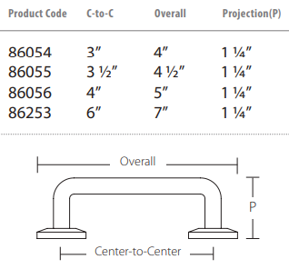 Emtek - Sandcast Bronze Collection - Sandcast Bronze Rod Cabinet Pull