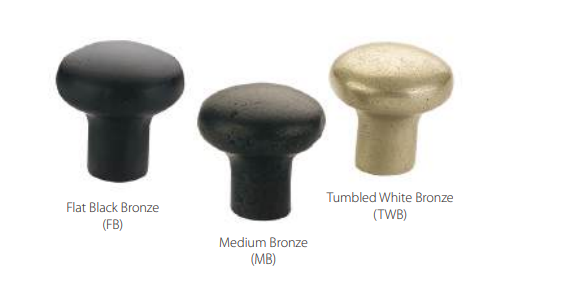 Emtek - Sandcast Bronze Collection - Sandcast Bronze Round Cabinet Knob