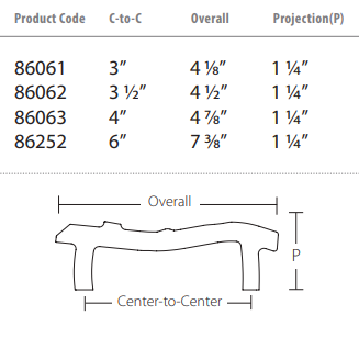 Emtek - Sandcast Bronze Collection - Sandcast Bronze Twig Cabinet Pull