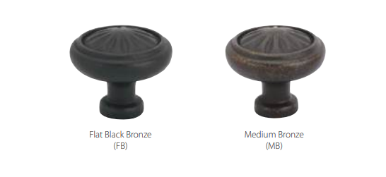 Emtek - Tuscany Bronze Collection - Tuscany Bronze Round Cabinet Knob