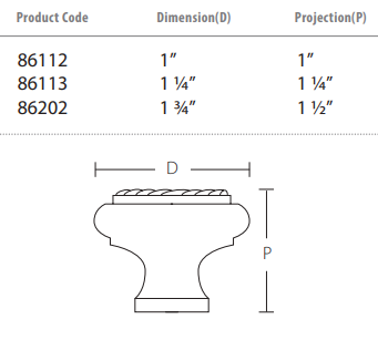 Emtek - Traditional Collection - Rope Cabinet Knob