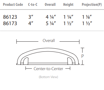 Emtek - Traditional Collection - Cup Pull
