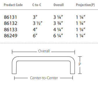Emtek - Traditional Collection - Wire Cabinet Pull