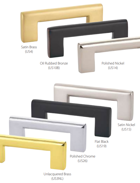 Emtek - Contemporary Collection - Trail Cabinet Pull