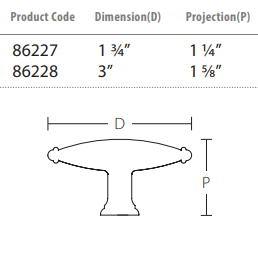 Emtek - Tuscany Bronze Collection - Tuscany Bronze Fluted T-Knob Cabinet Knob