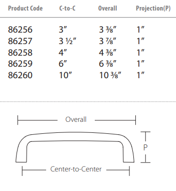 Emtek - Contemporary Collection - Orbit Cabinet Pull