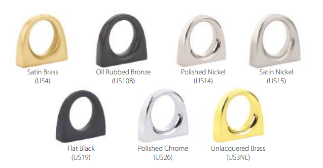 Emtek - Contemporary Collection - Ring Cabinet Knob