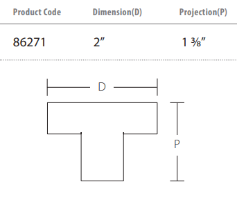 Emtek - Contemporary Collection - Trail Cabinet Knob