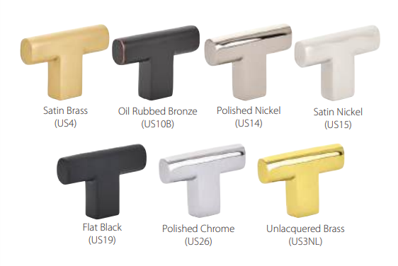 Emtek - Contemporary Collection - Trail Cabinet Knob