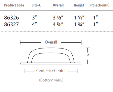 Emtek - Sandcast Bronze Collection - Sandcast Bronze Ranch Bin Pull