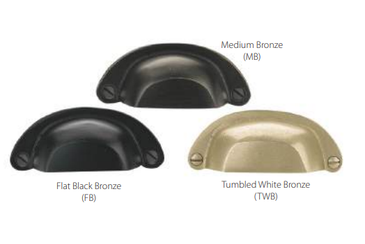 Emtek - Sandcast Bronze Collection - Sandcast Bronze Ranch Bin Pull