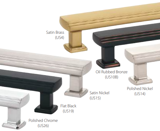 Emtek - Art Deco Collection - Art Deco Cabinet Pull