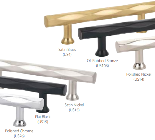 Emtek - Art Deco Collection - Tribeca Cabinet Pull