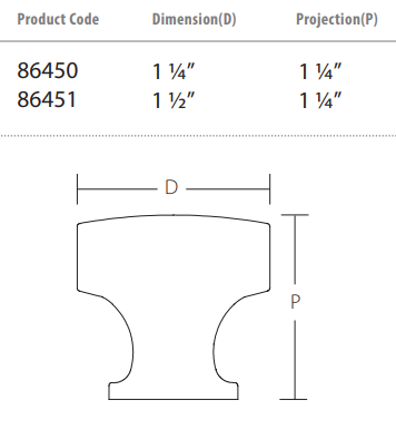 Emtek - Urban Modern Collection - Freestone Cabinet Knob