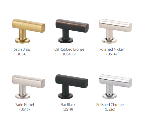 Emtek - Urban Modern Collection - Freestone Finger Pull Cabinet Knob