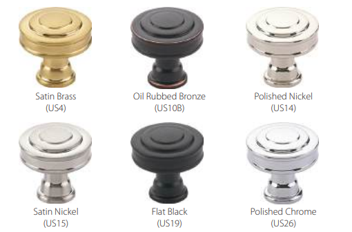 Emtek - Transitional Heritage Collection - Glendon Cabinet Knob