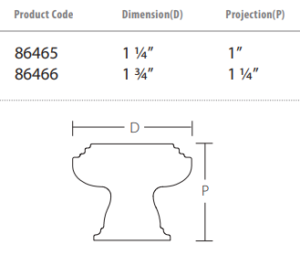 Emtek - Transitional Heritage Collection - Midvale Cabinet Knob