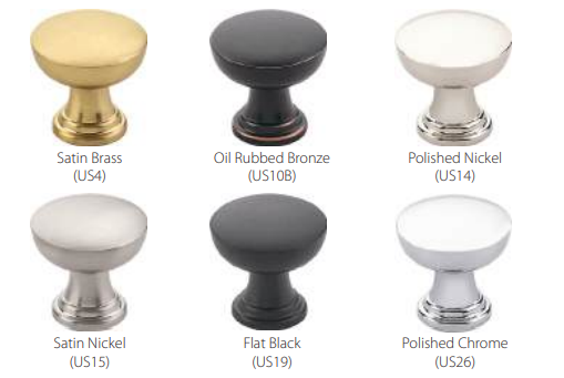Emtek - Transitional Heritage Collection - Overland Cabinet Knob