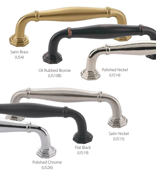 Emtek - Transitional Heritage Collection - Blythe Cabinet Pull